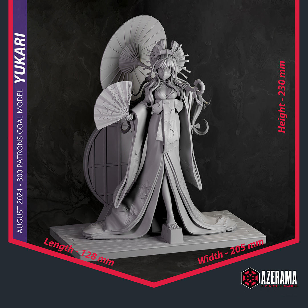 Yukari STL Ready for 3D Printing 3D print model_3