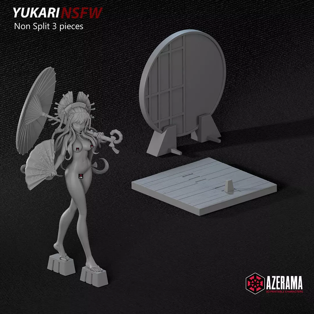Yukari NSFW STL Ready for 3D Printing 3D print model_8