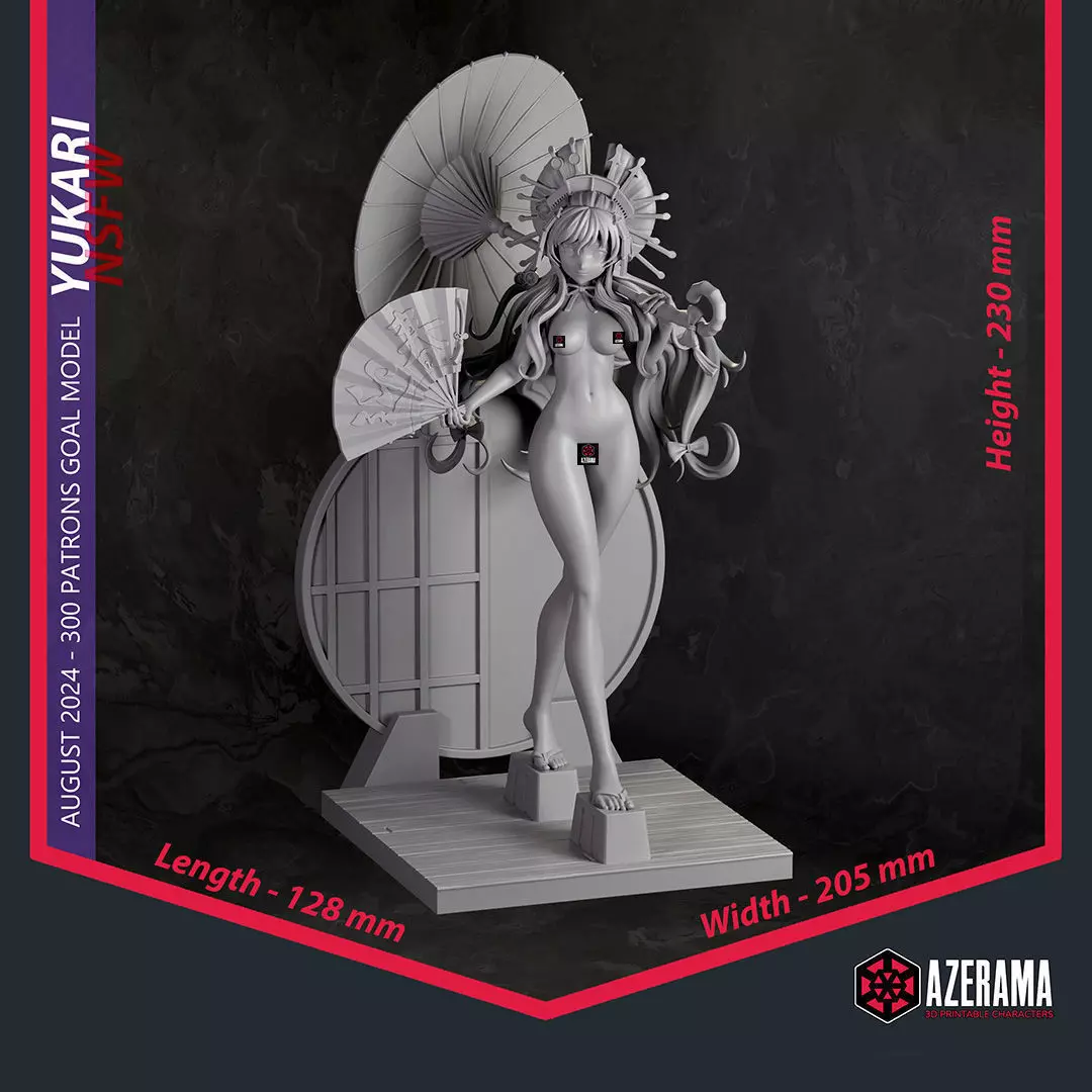 Yukari NSFW STL Ready for 3D Printing 3D print model_9