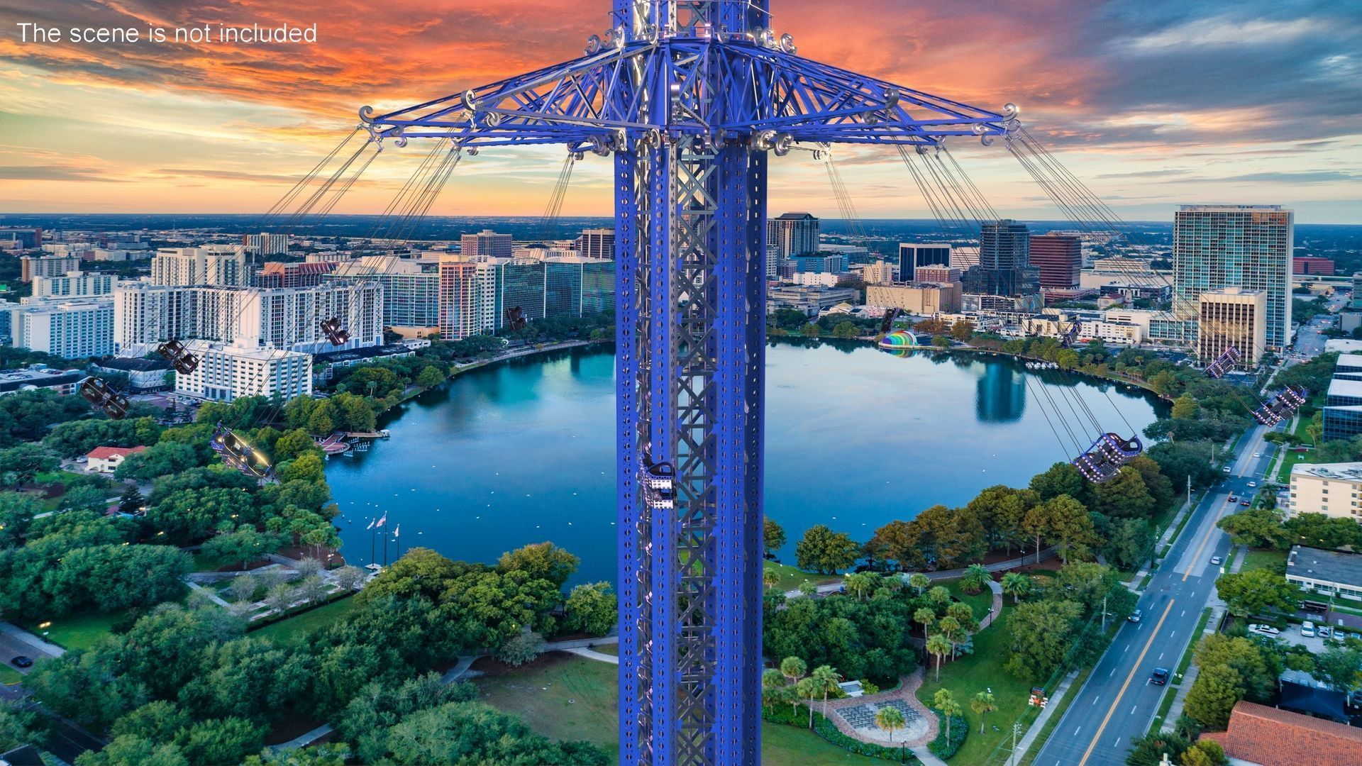 Orlando StarFlyer Attraction Fur 3D model