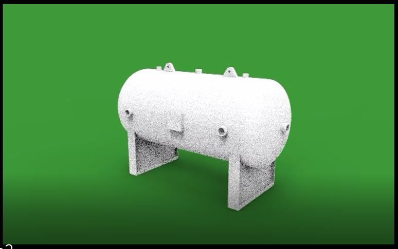 pressure vessel tank 3D print model_3
