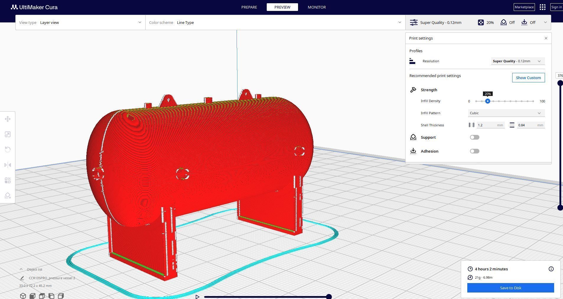 pressure vessel tank 3D print model_5