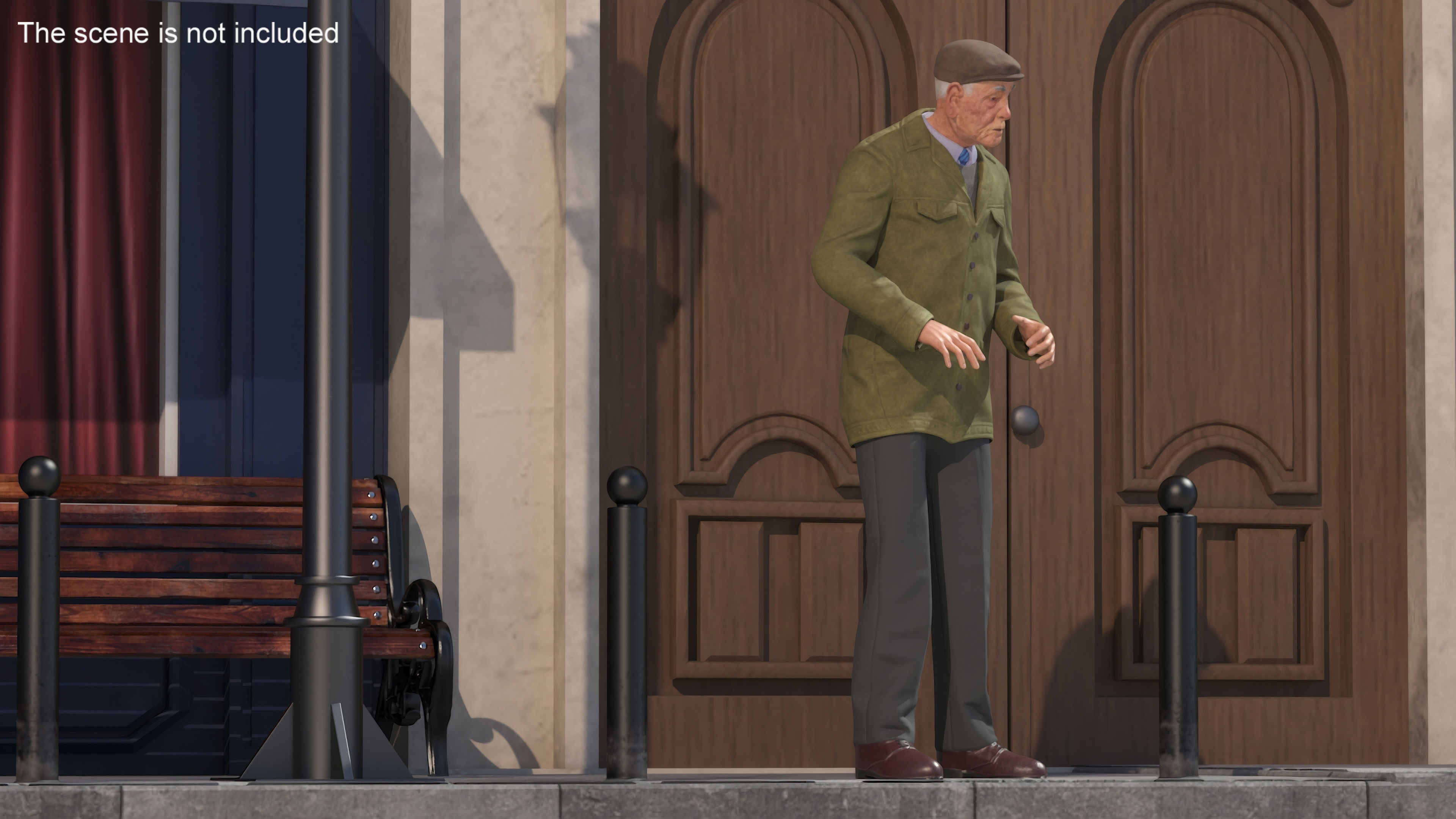 Old Man Rigged 3D model