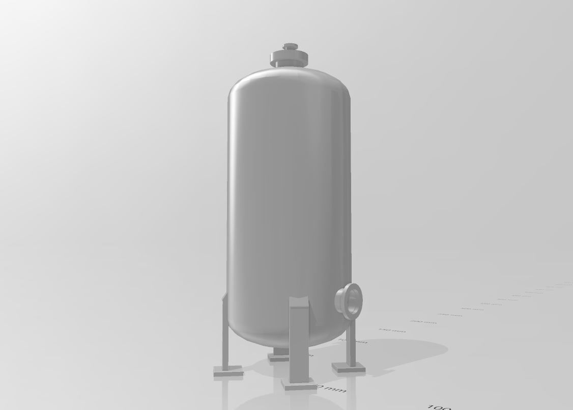 pressure vessel 3D print model_2