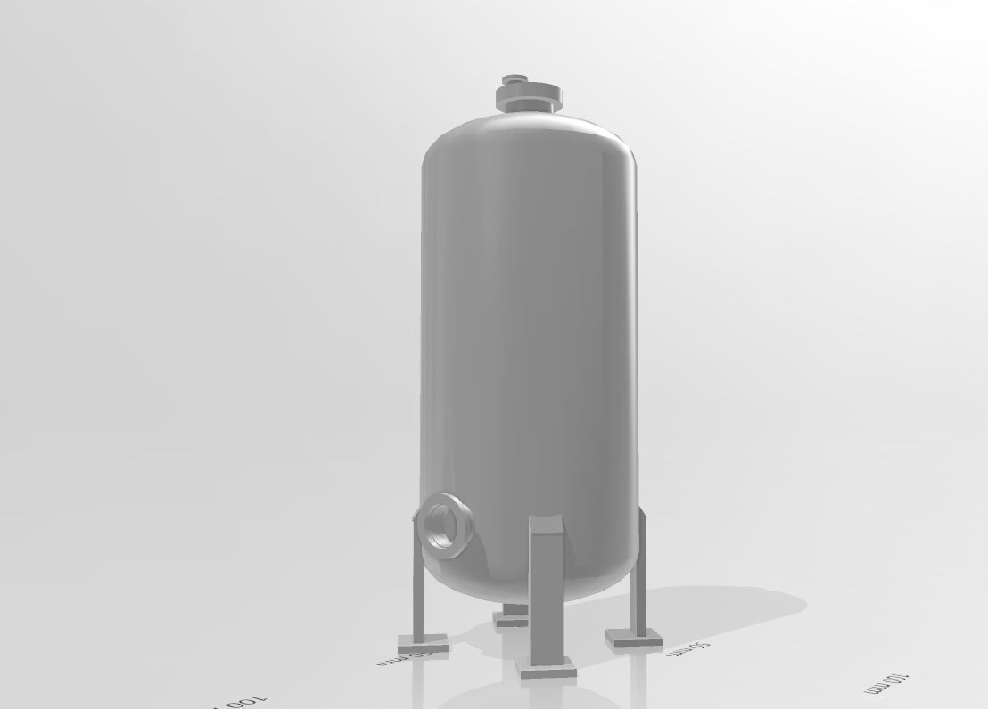 pressure vessel 3D print model_3
