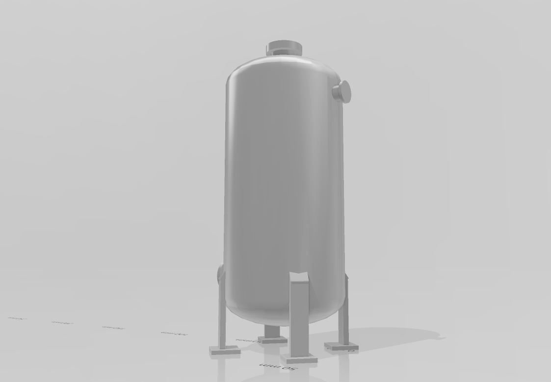 pressure vessel 3D print model_4
