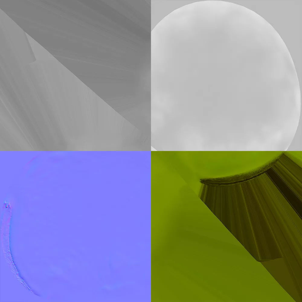 Fava Bean 3D model_8