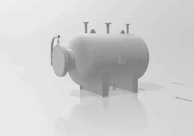 pressure vessel 3D print model