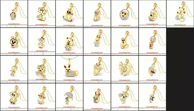  child earring  3D print model