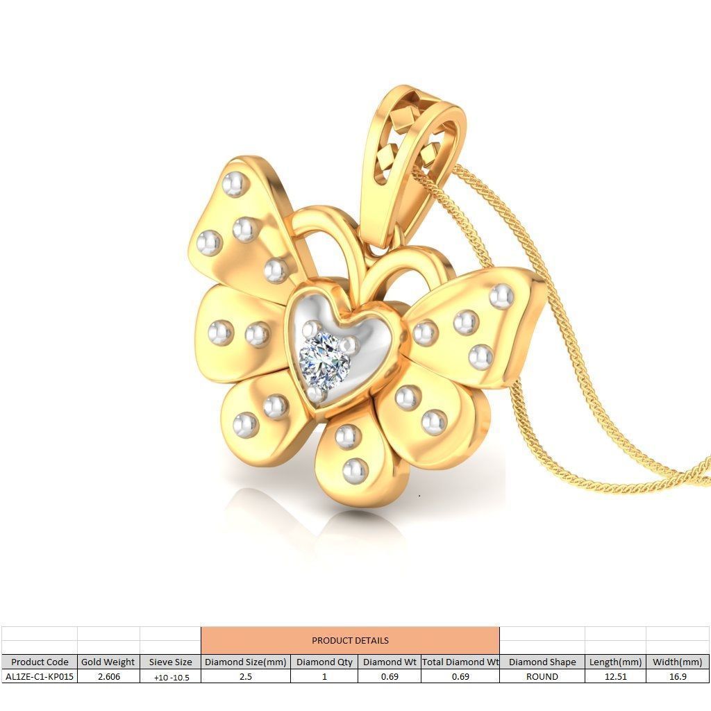  child earring  3D print model_8