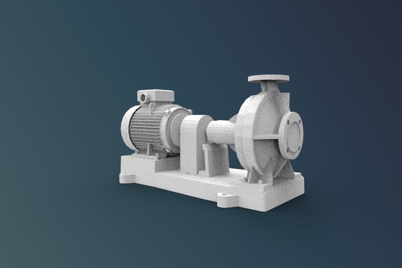 pump system equipment 3D print model_5