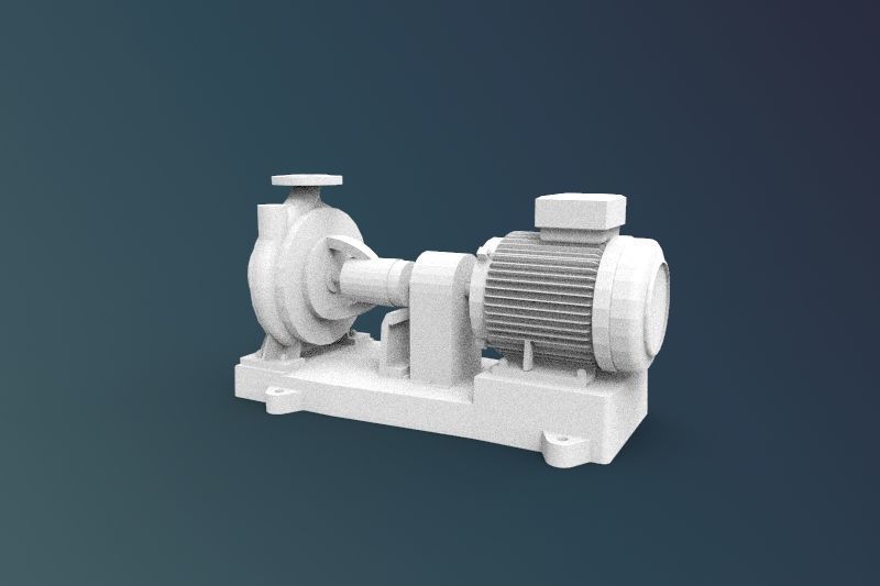 pump system equipment 3D print model_2