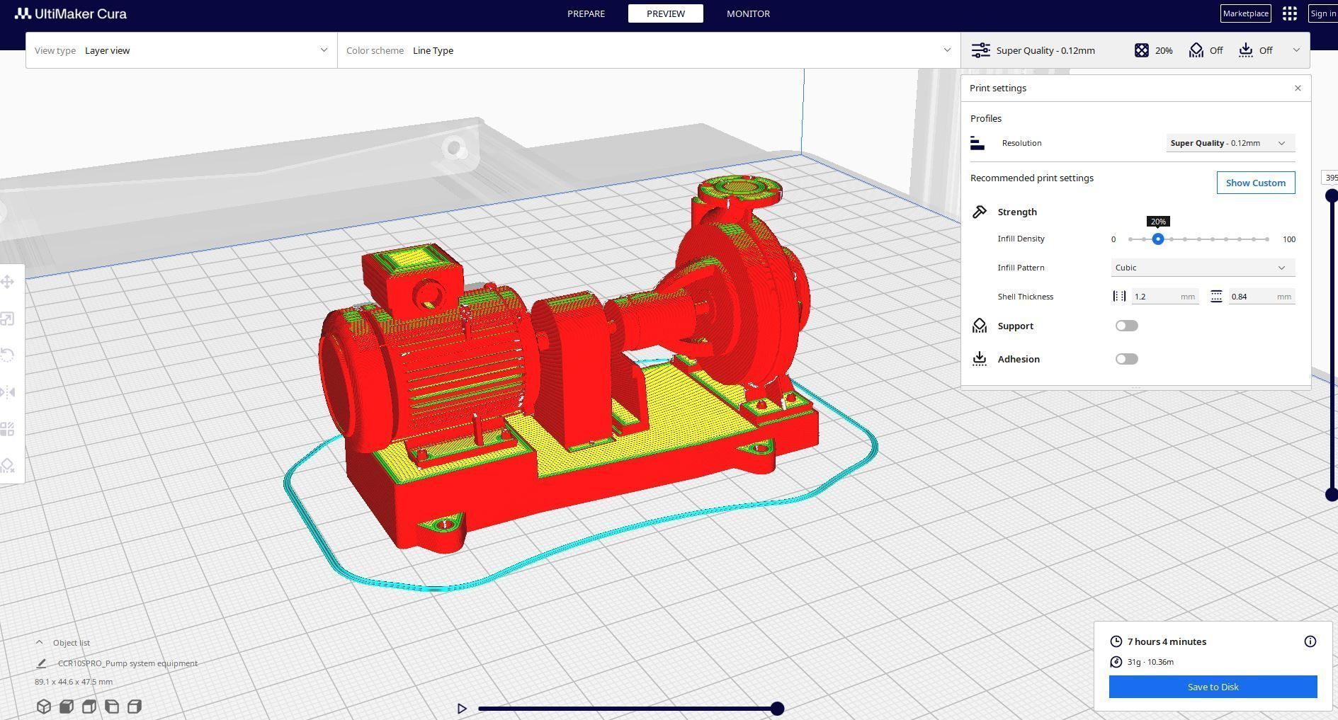 pump system equipment 3D print model_3