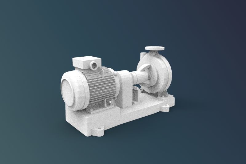 pump system equipment 3D print model_4