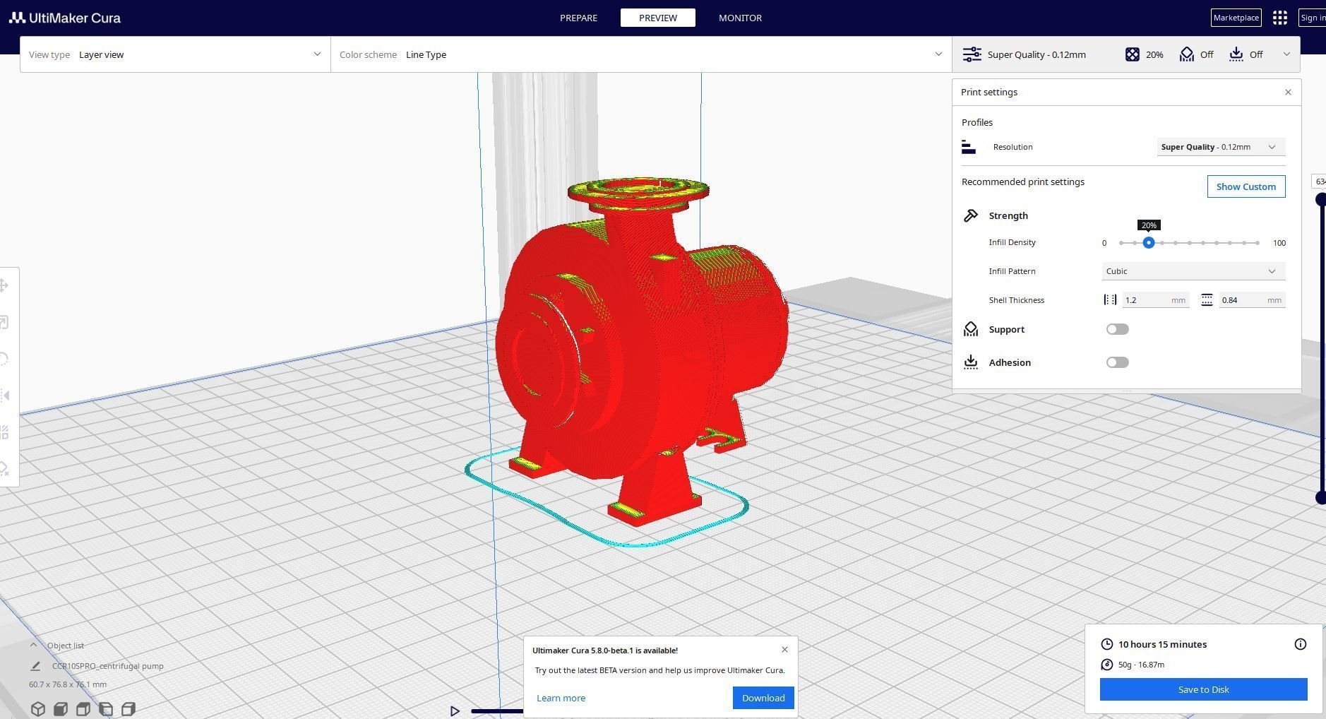 centrifugal pump 3D print model_1