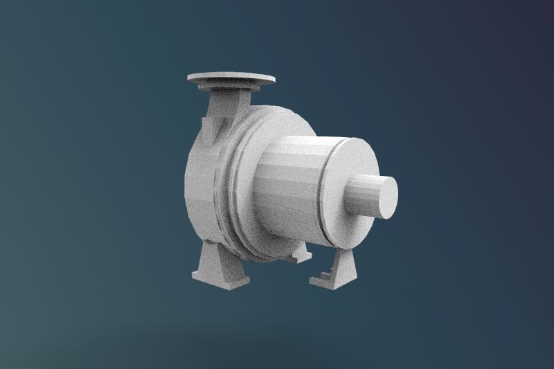 centrifugal pump 3D print model_4