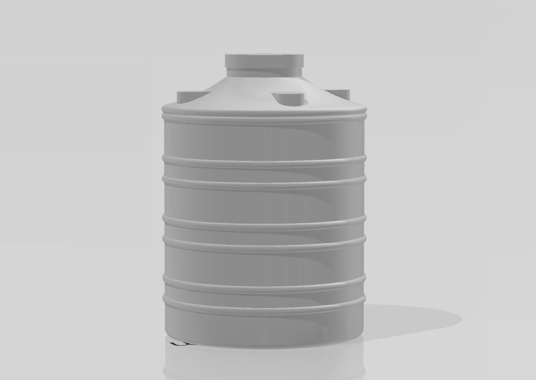 water tank 3D print model_7