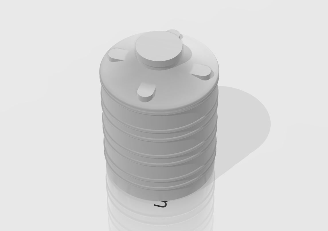 water tank 3D print model_5