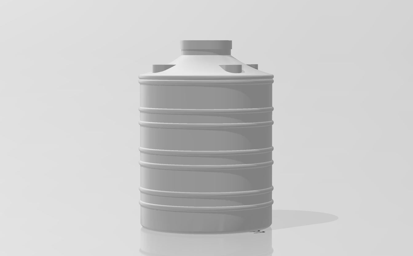 water tank 3D print model_1