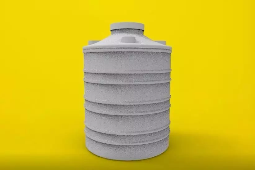 water tank 3D print model_0