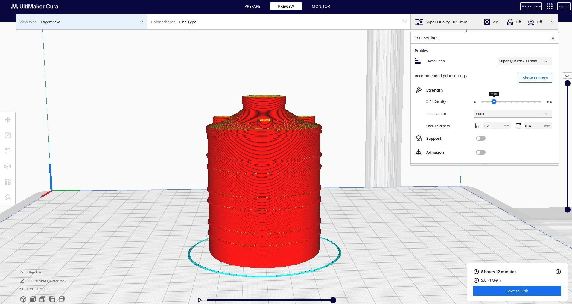 water tank 3D print model_6