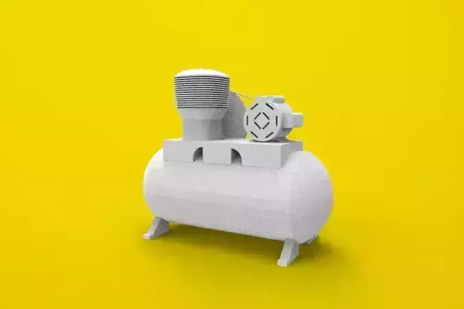 Air compressor 3D print model