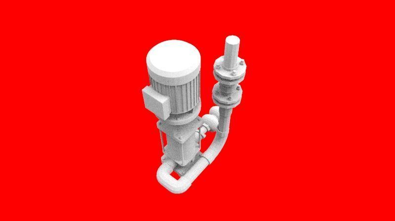 fresh water pump 3D print model_4