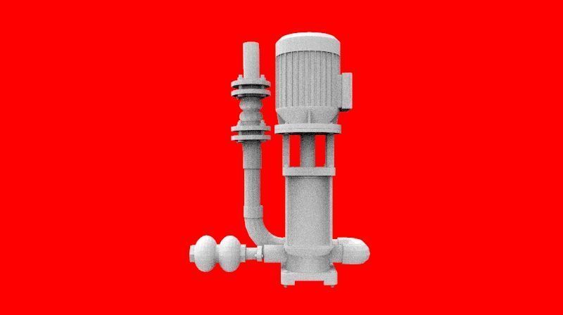 fresh water pump 3D print model_3