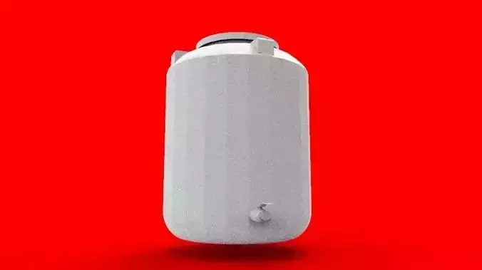 fresh water tank 3D print model