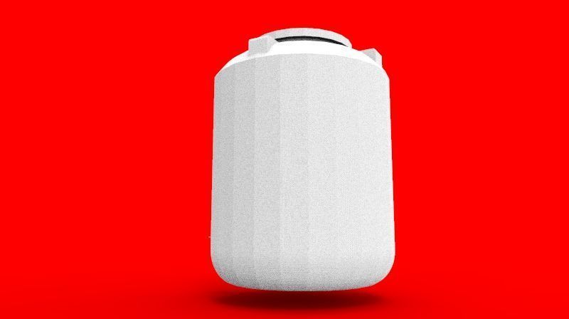 fresh water tank 3D print model_3