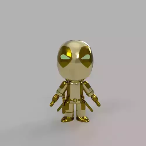 Marvel Comics Mini Goldpool 3D model