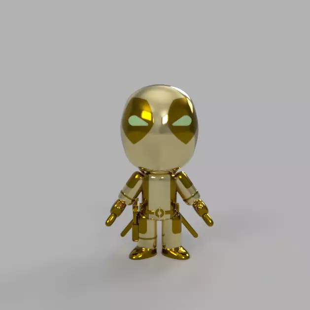 Marvel Comics Mini Goldpool 3D model_0