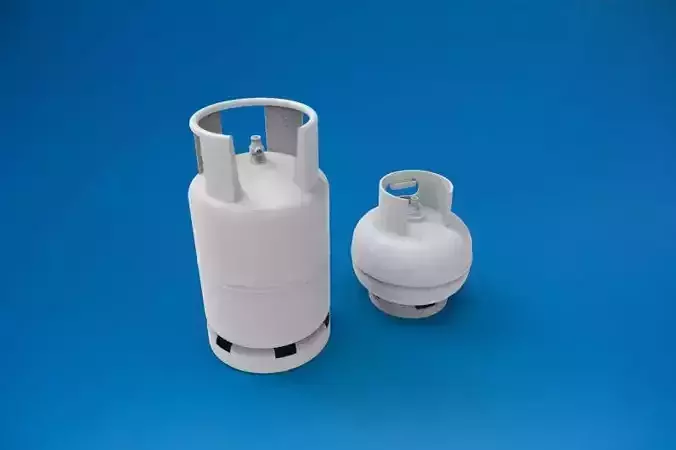 Gas cylinder 3D print model Gas cylinder 3D print model