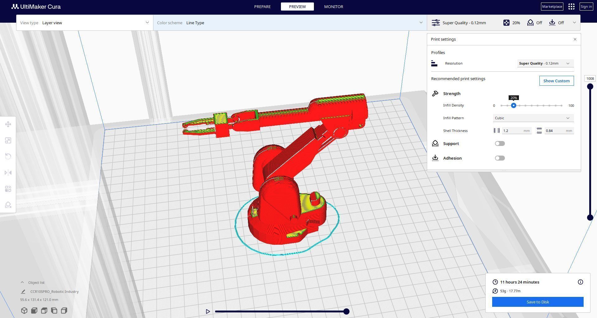 Robotic Industry 3D print model_1