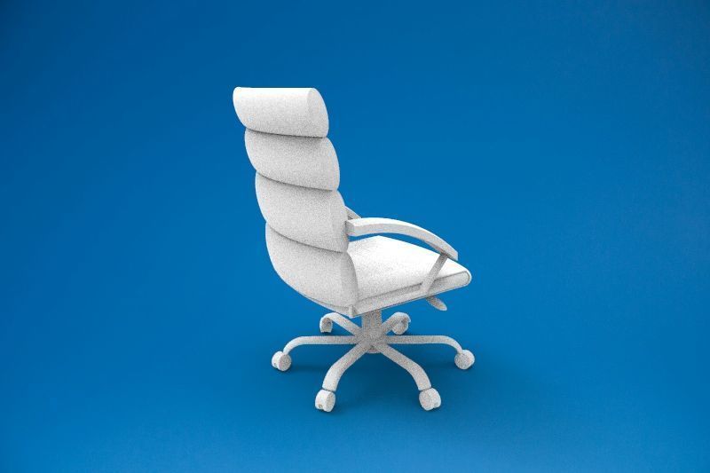 Office chair 3D print model_4