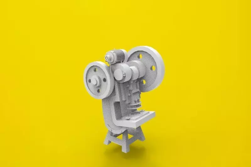 Machine press 3D print model_0