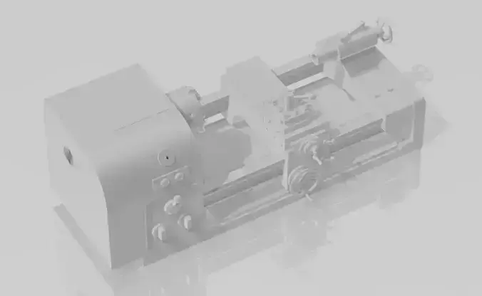 Industrial Lathe Machine