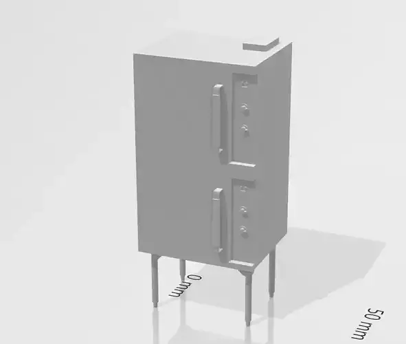 industrial oven 3D print model