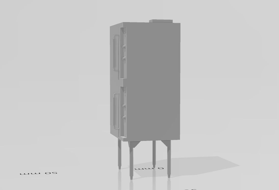 industrial oven 3D print model_4