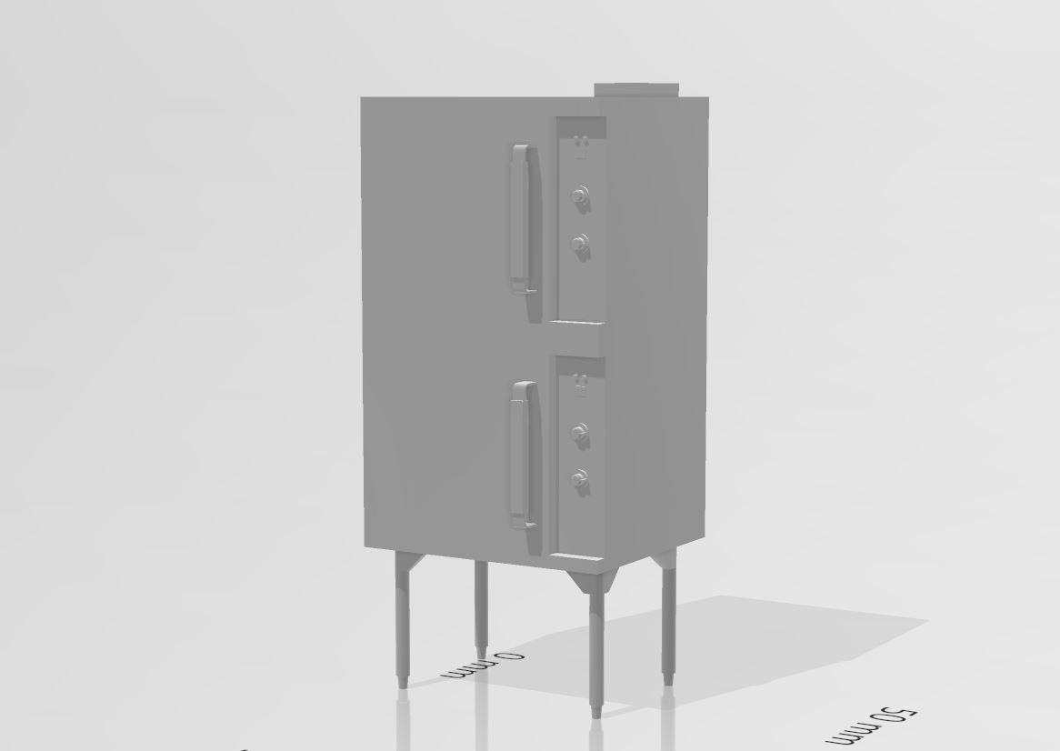 industrial oven 3D print model_2