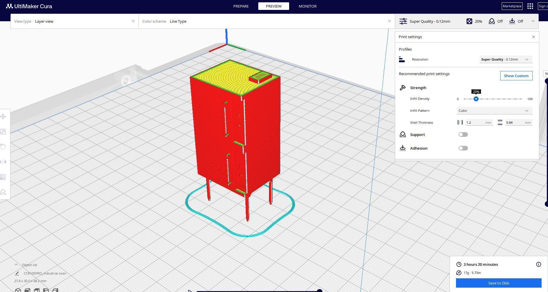industrial oven 3D print model_5