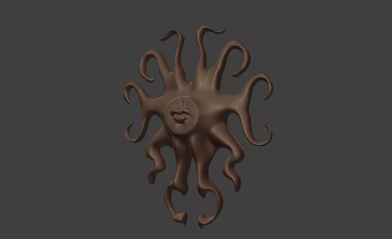 Beso colgante 3D print model