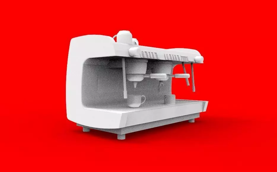 coffee machine 3D print model