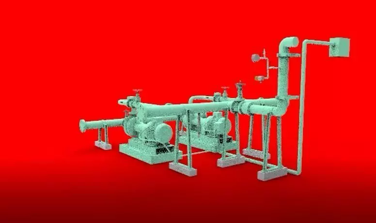 pump station 3D print model_0