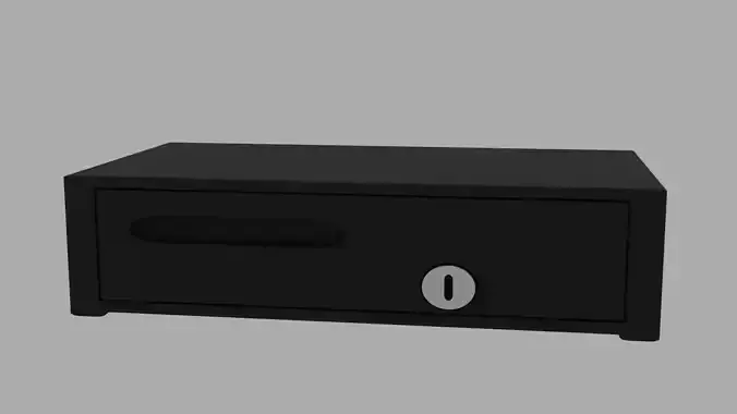 Free Cashier Drawer-lowPoly