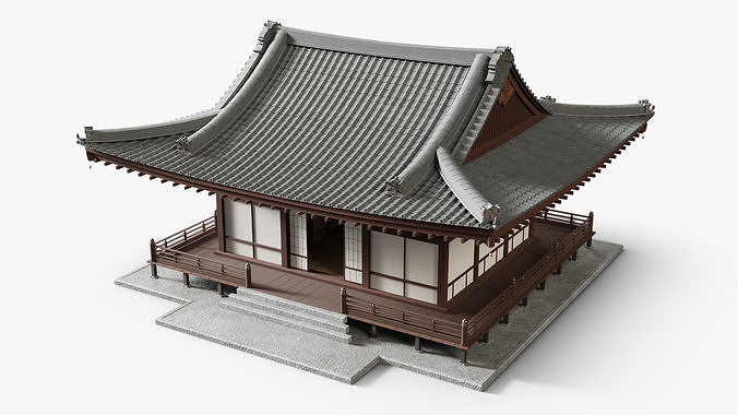 Japan Traditional House 3D model 5