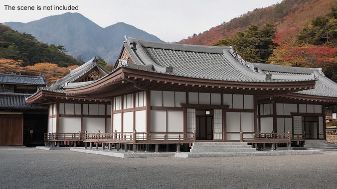 Japan Traditional House 3D model