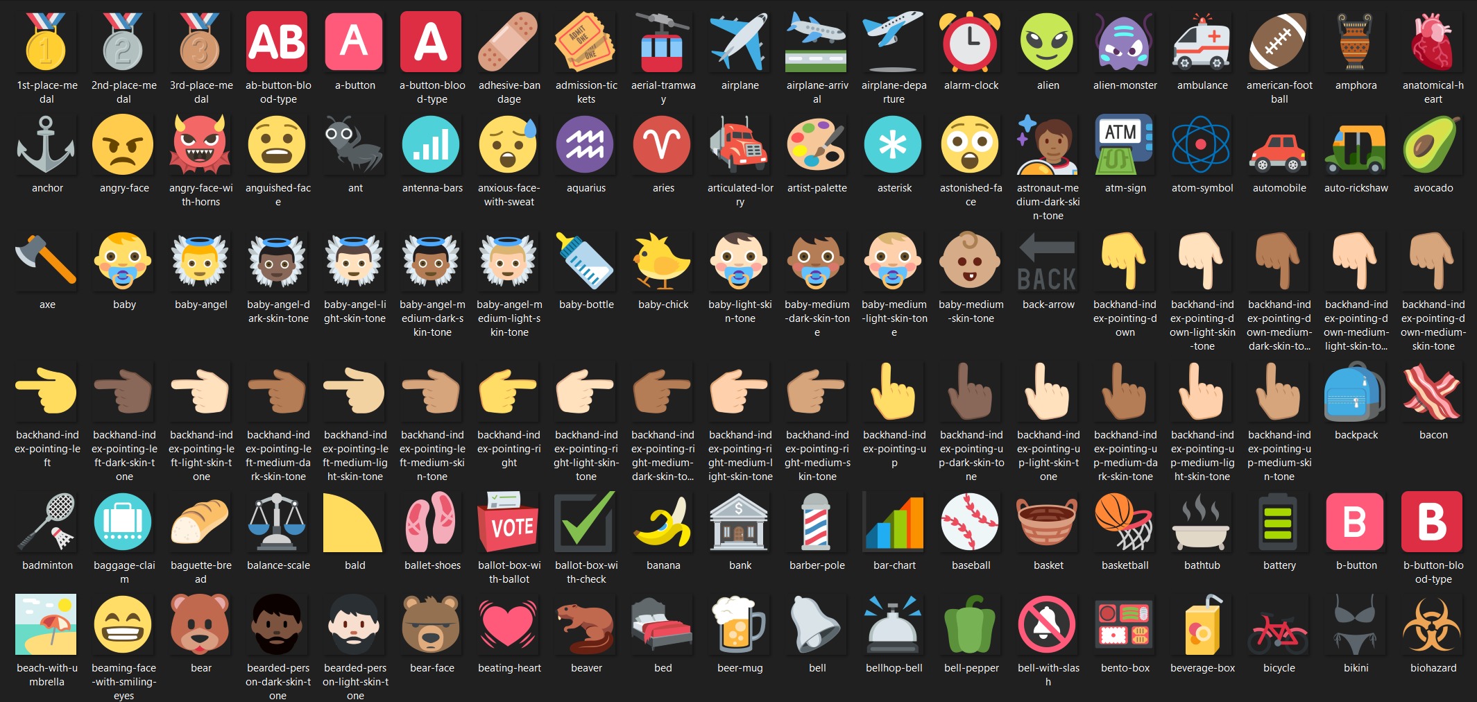 Emojis Collection Texture_1