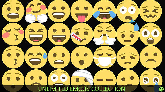 Emojis Collection Texture