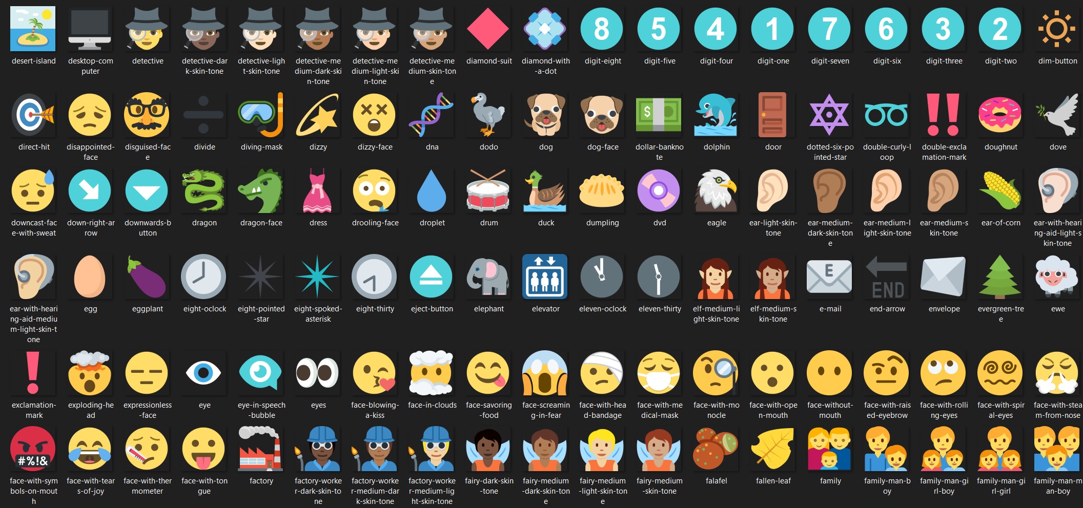 Emojis Collection Texture_4